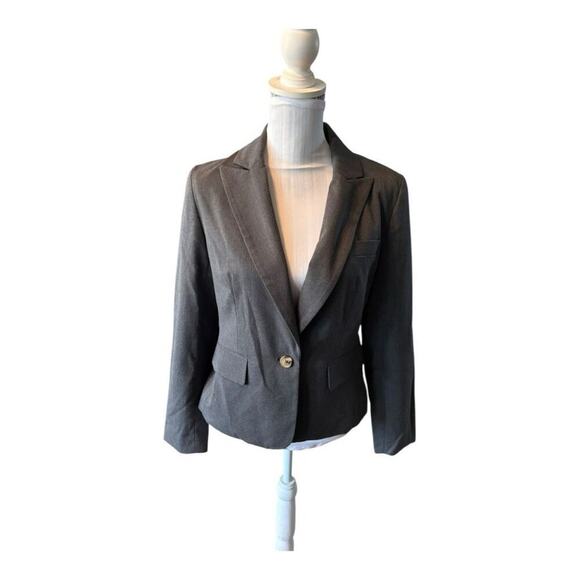 Isaac Mizrahi Gray Blazer Size M - Picture 1 of 3